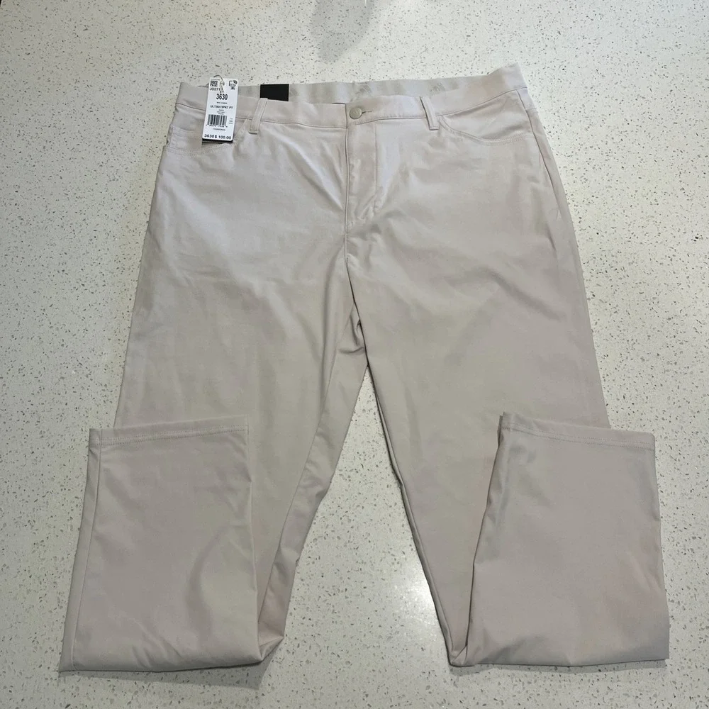 NEW‎ Mens $100 ADIDAS Golf Ultimate365 5-Pocket Pants JD2710 Alumina 36/30
